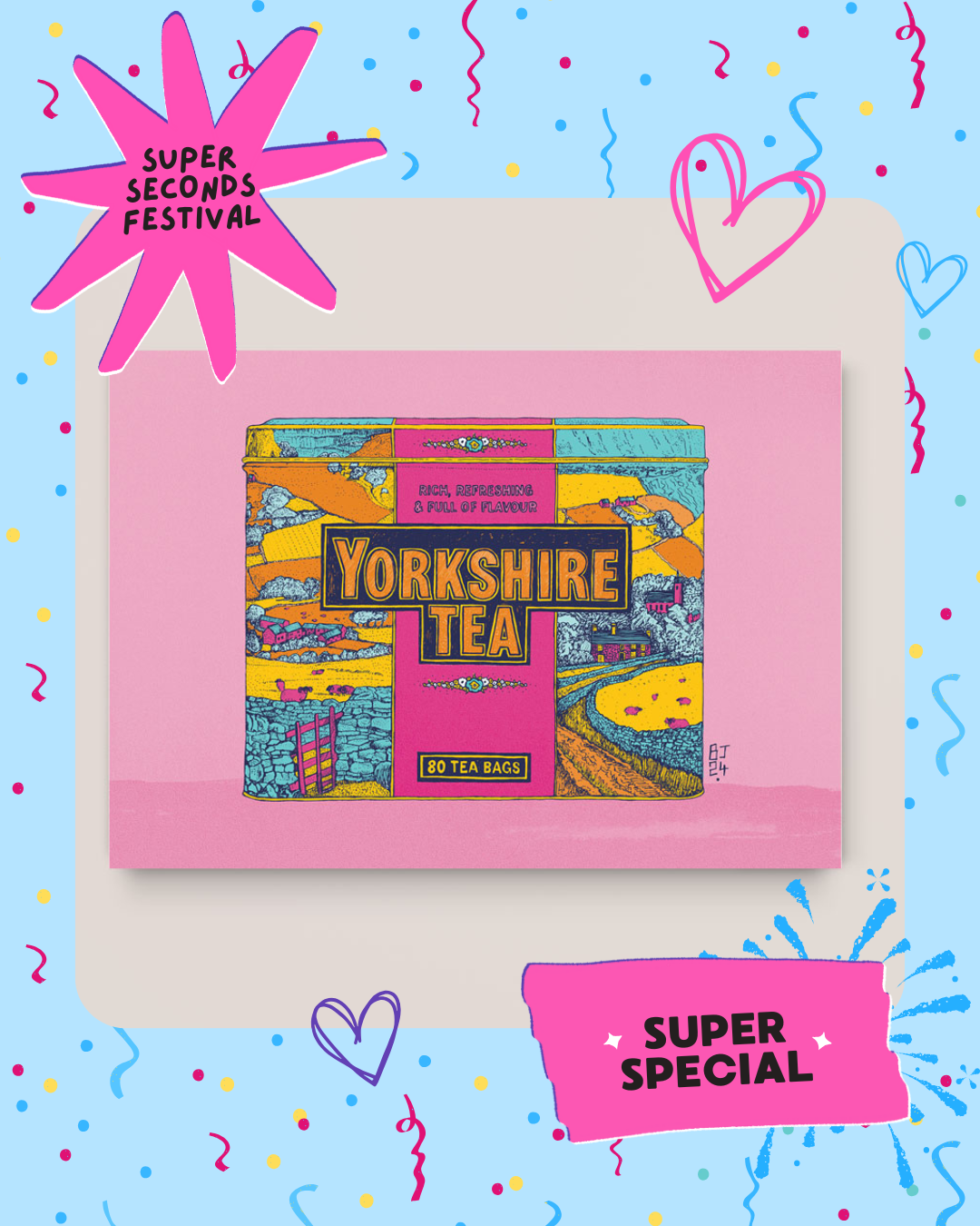 Yorkshire Tea - Test print
