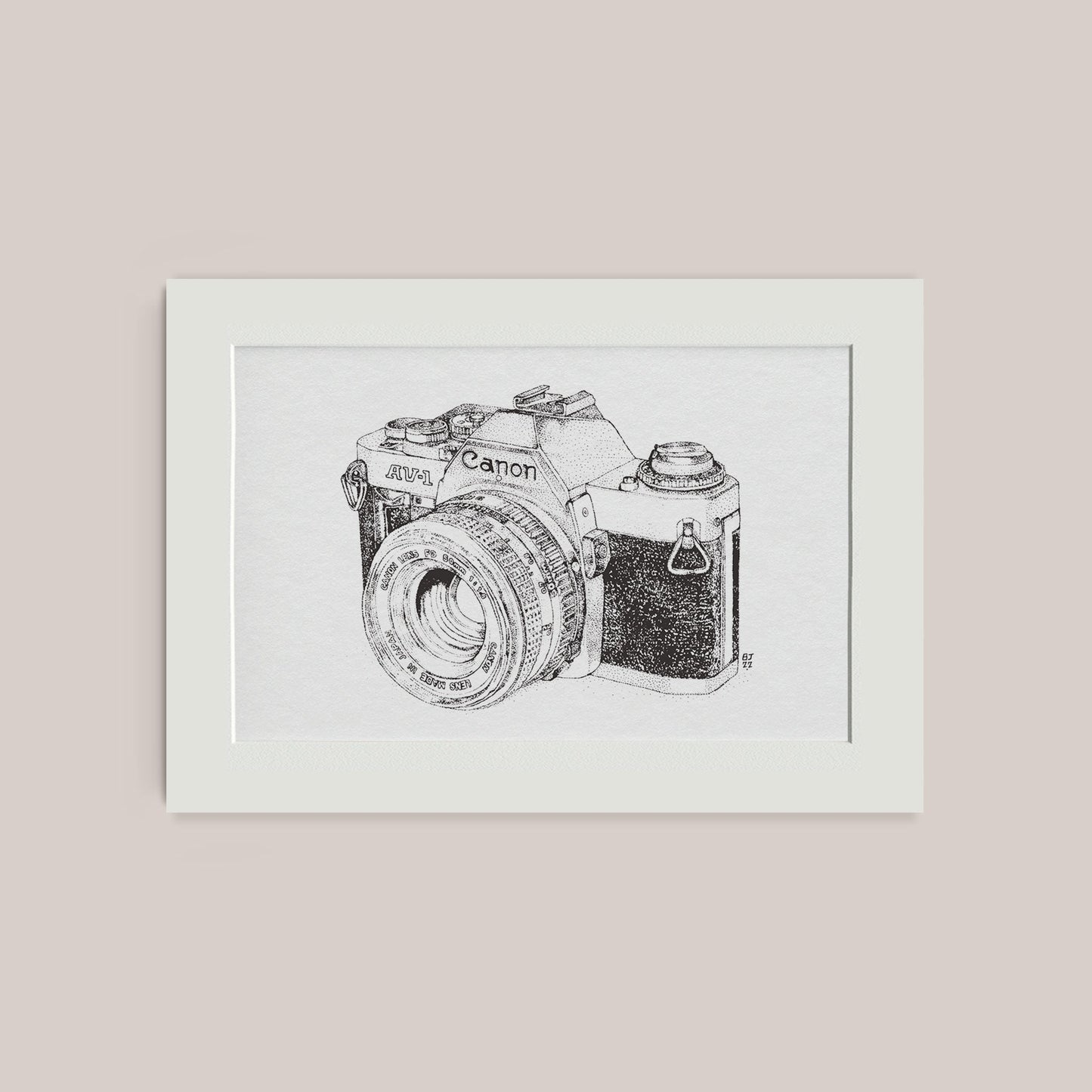 Canon Black & White print - Bejojoart