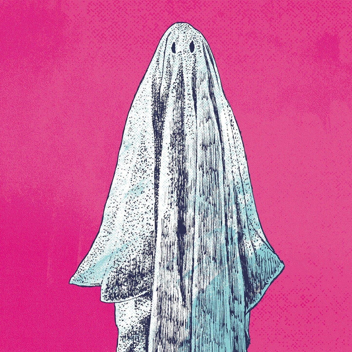 Ghost – Minimalist Art Print - Bejojoart