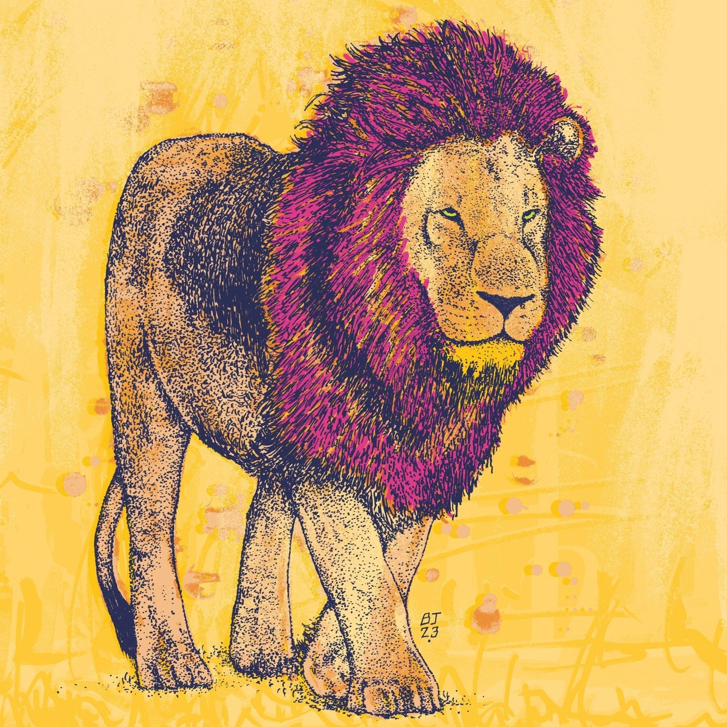 Lion - Bejojoart