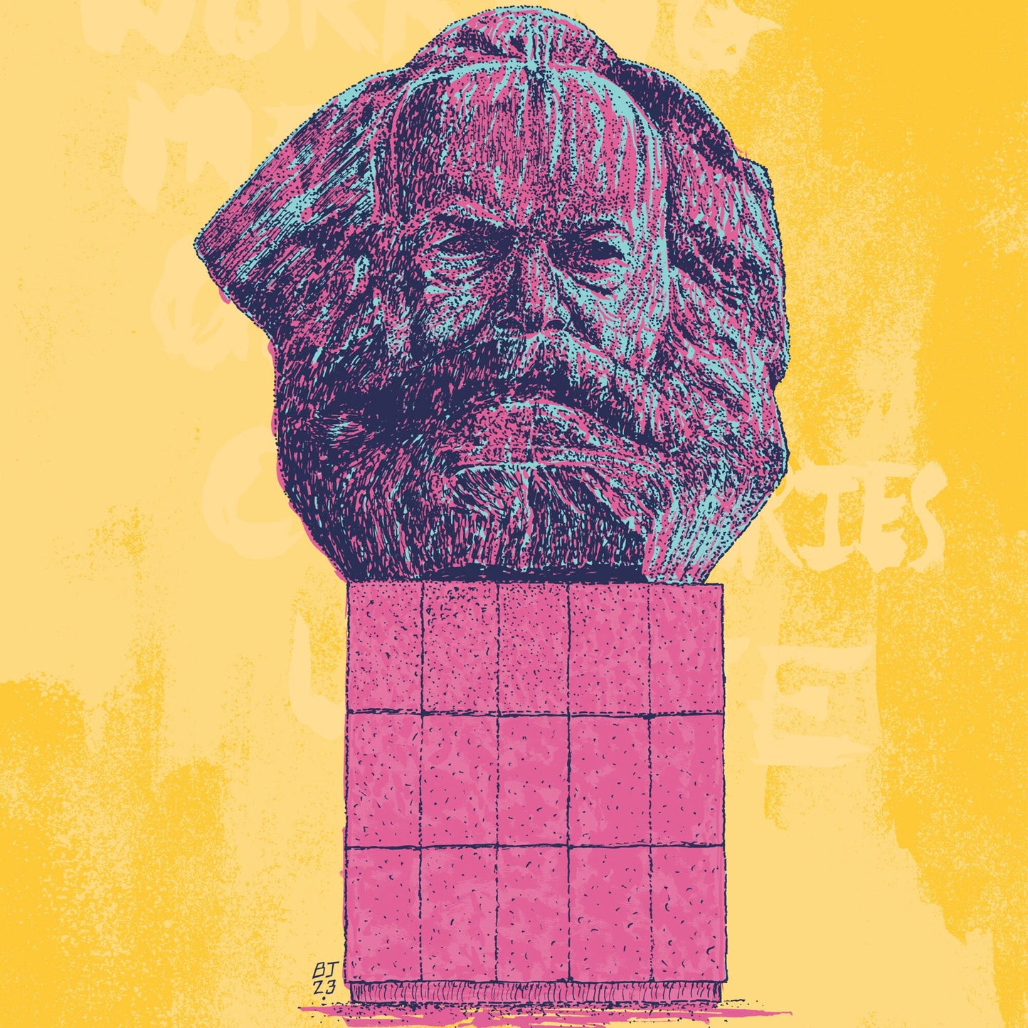 Karl Marx head