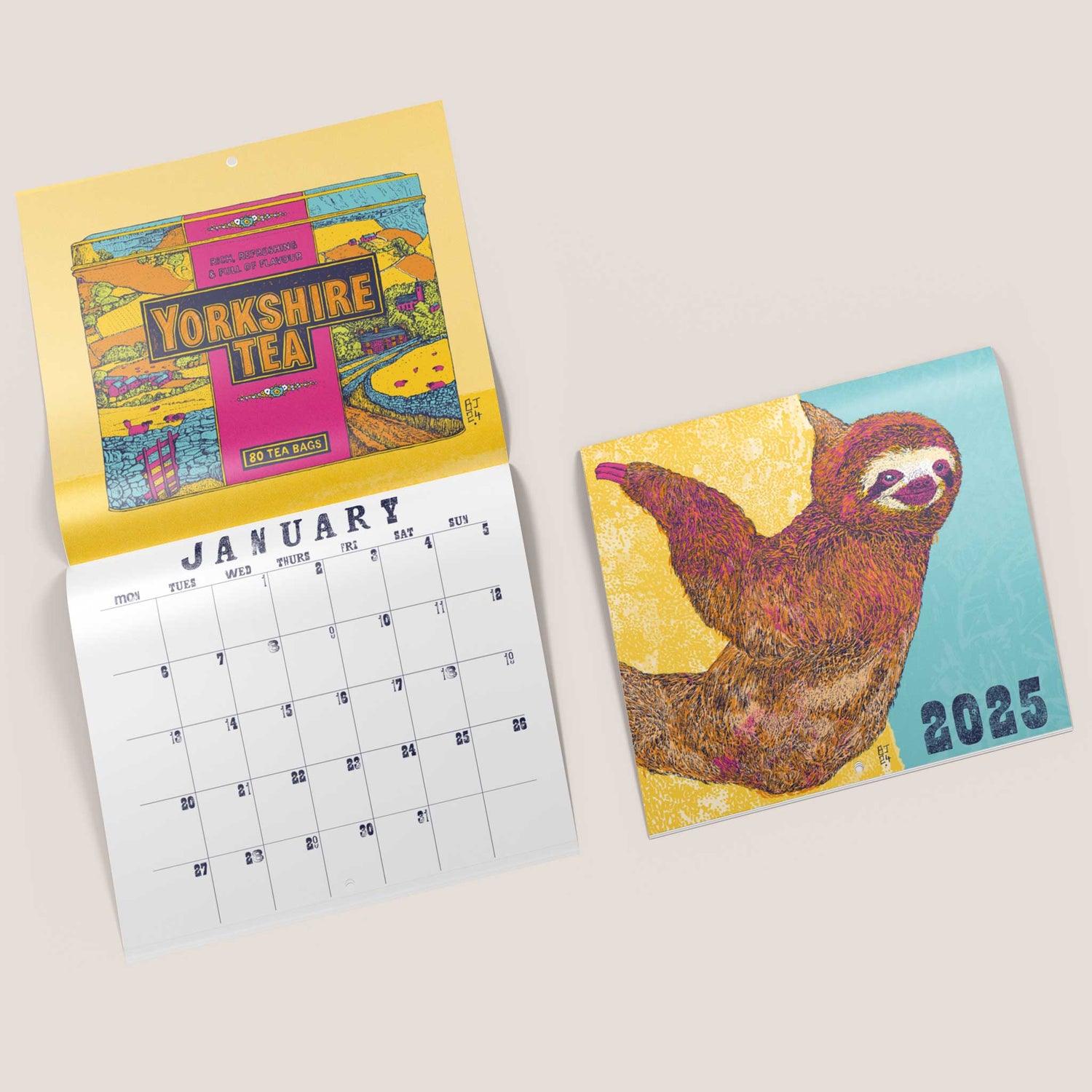 2025 Wall Calendar - Bejojoart's Favorite Print Designs Collection - Bejojoart