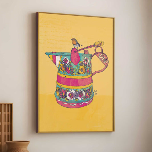 Roses and Castles Art Print