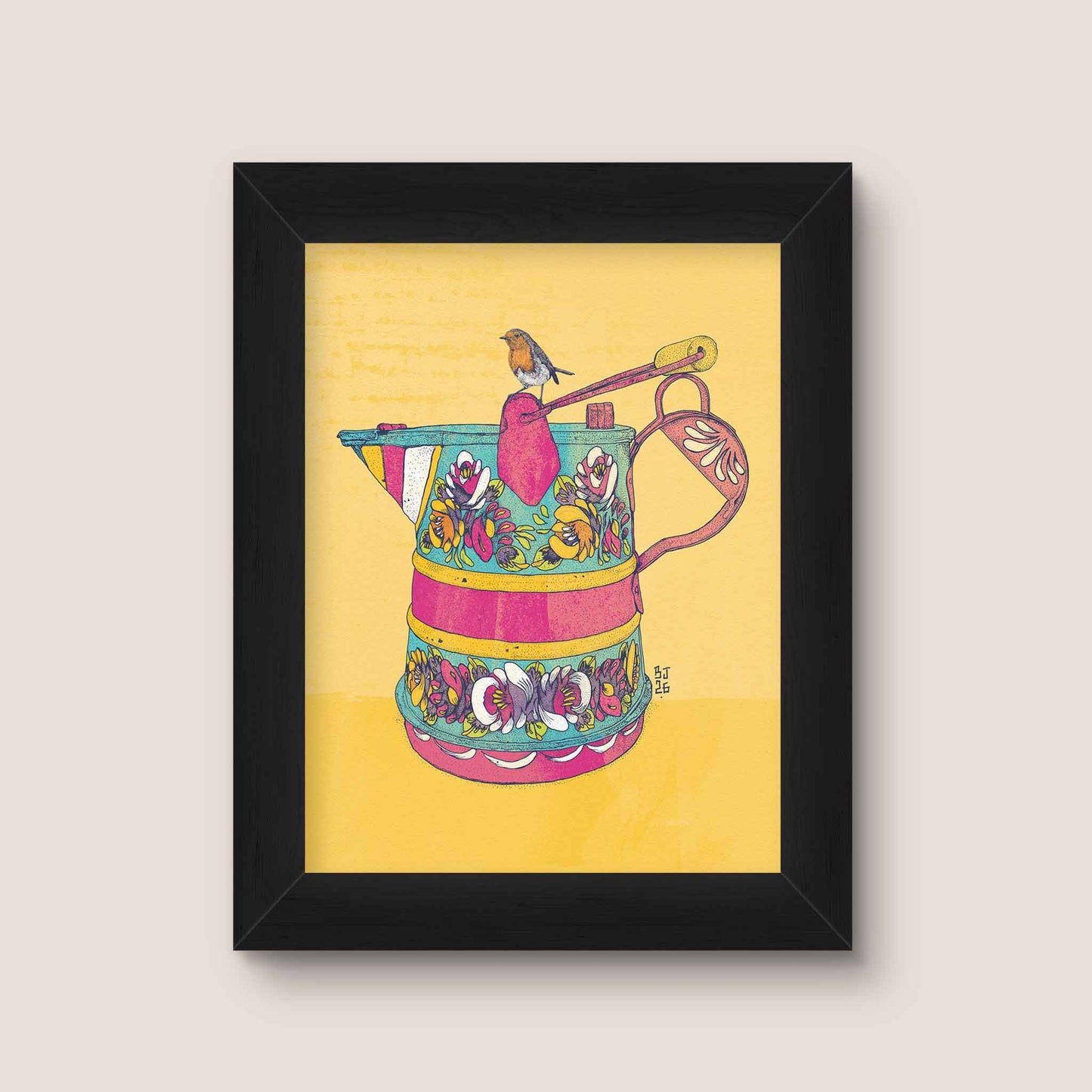 Roses and Castles Art Print