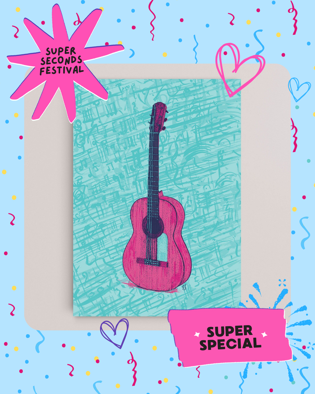 Pink Guitar