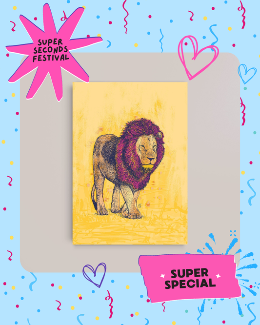 Lion (Yellow) - Test print