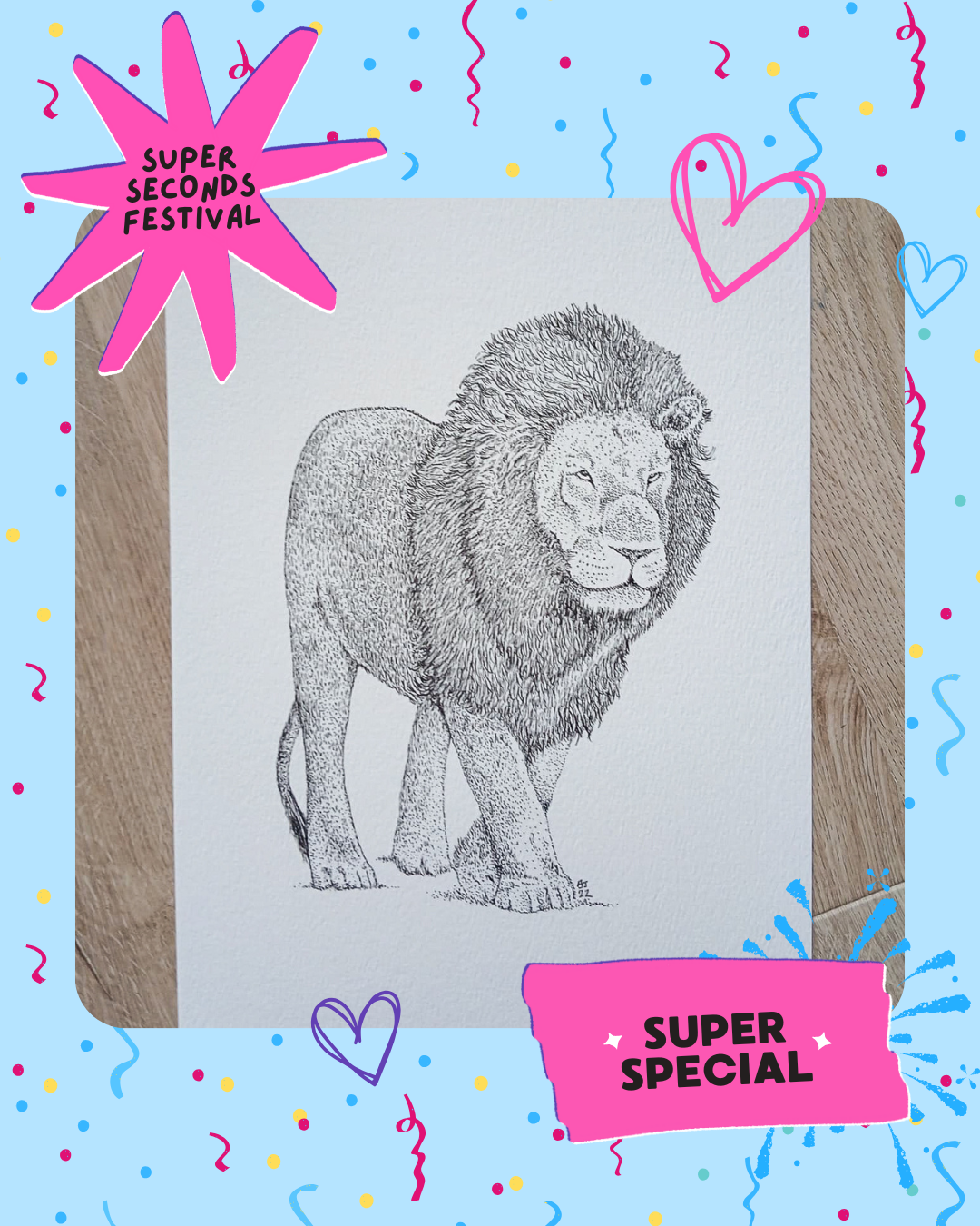 Lion - Original print
