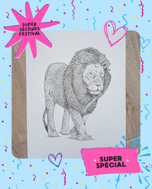 Lion - Original print