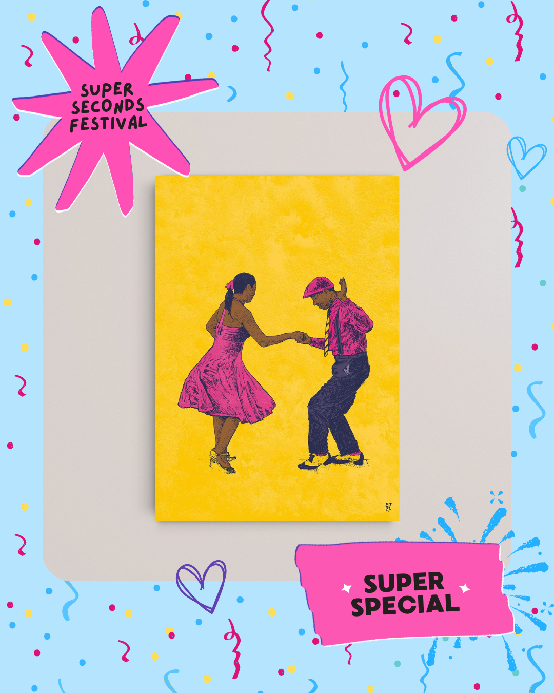 Salsa Dancers - Test print
