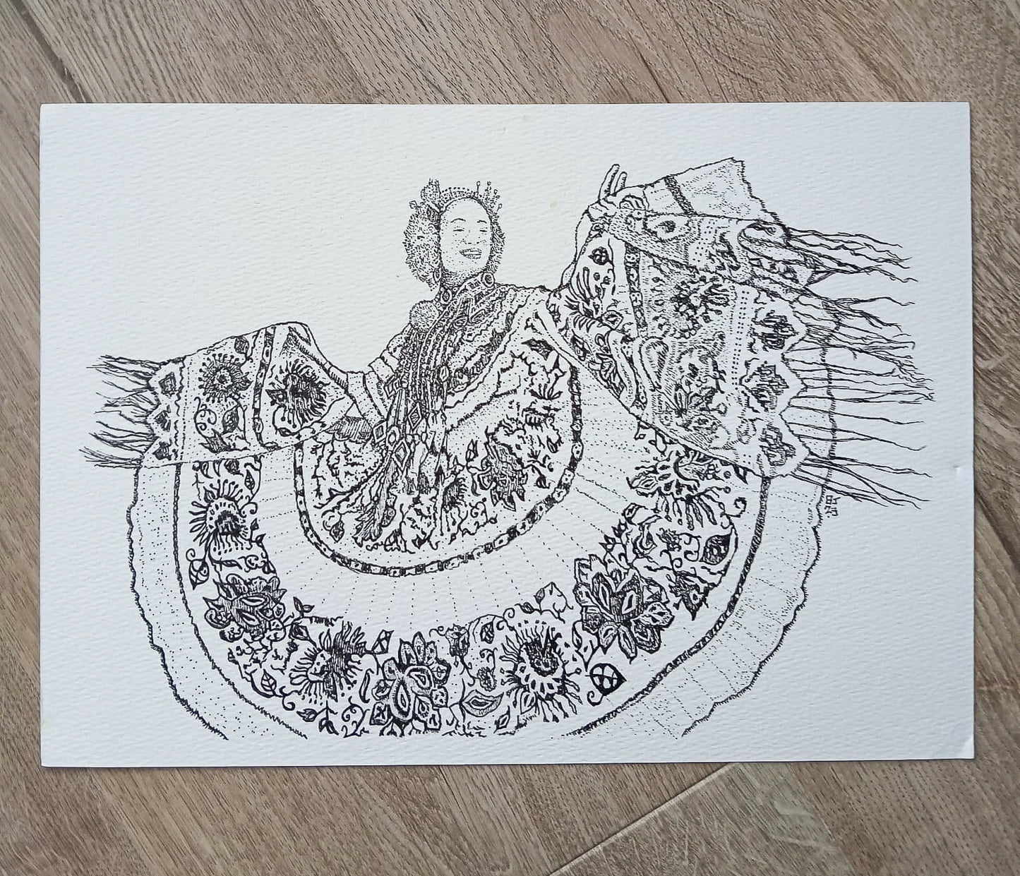 Pollera - Original print