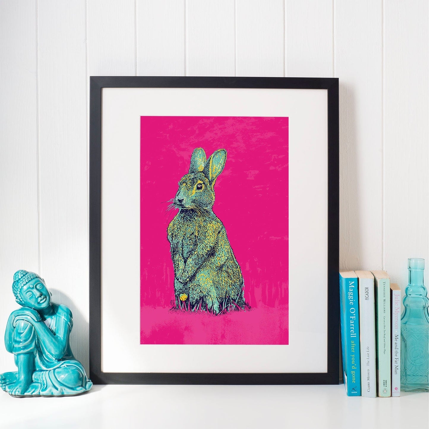 Blue Rabbit - Bejojoart