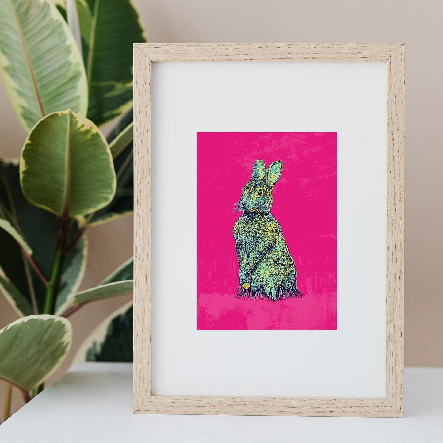 Blue Rabbit - Bejojoart