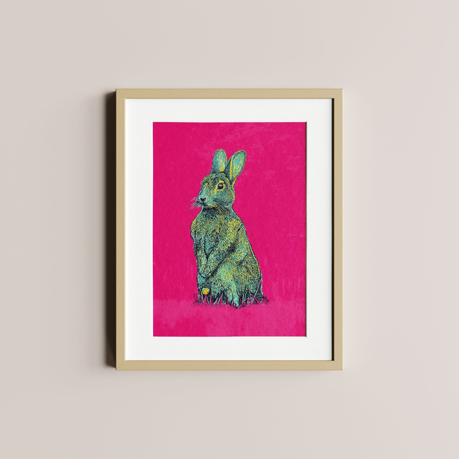 Blue Rabbit - Bejojoart