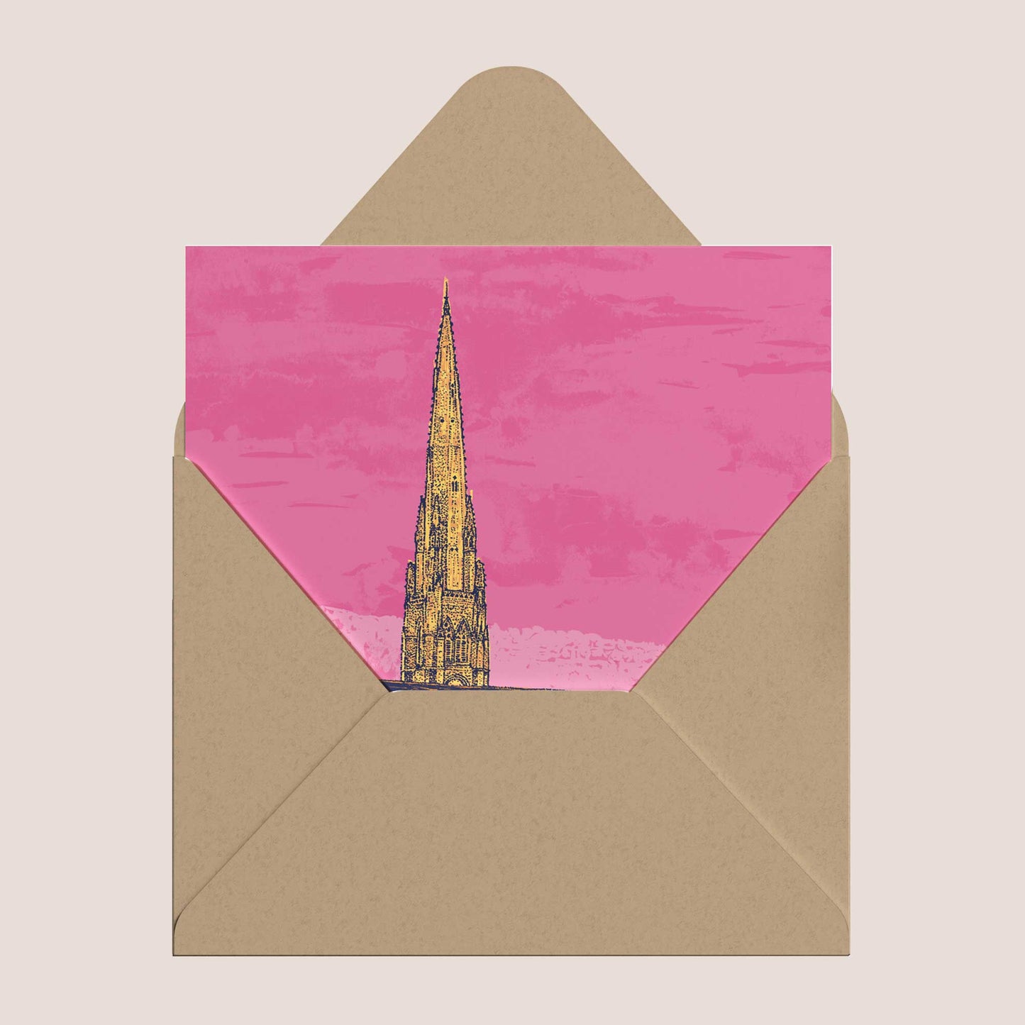 The Piece Hall Halifax Greetings Card