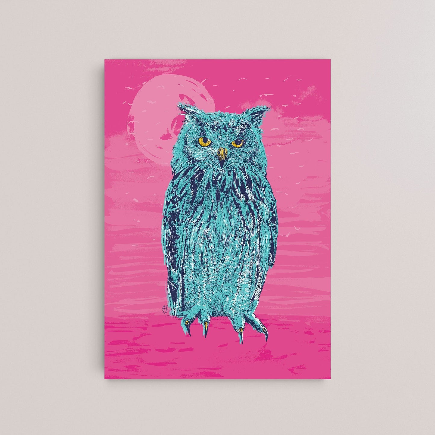 Eagle owl - Bejojoart