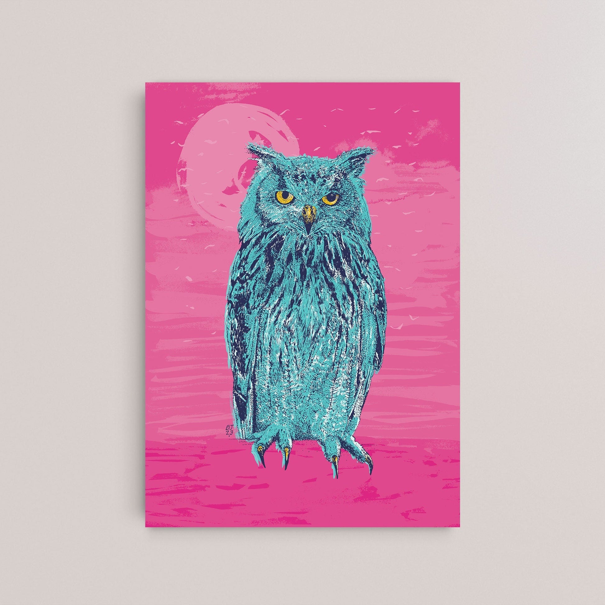 Eagle owl - Bejojoart