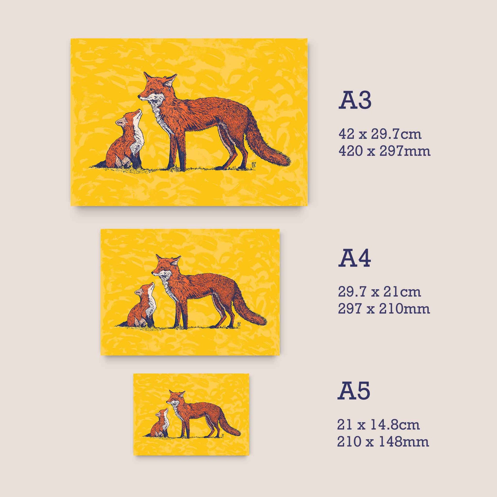 Foxes - Bejojoart