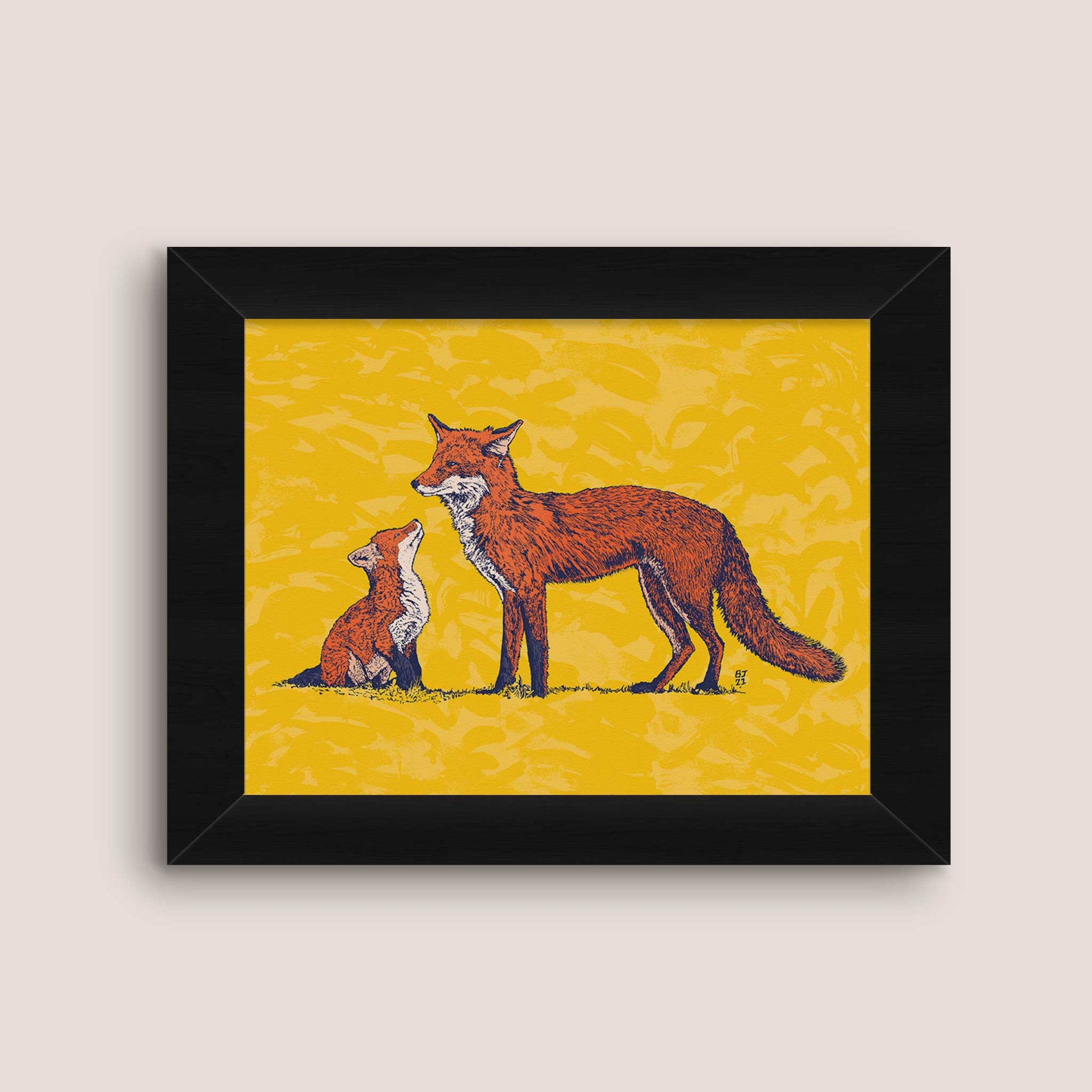 Foxes - Bejojoart