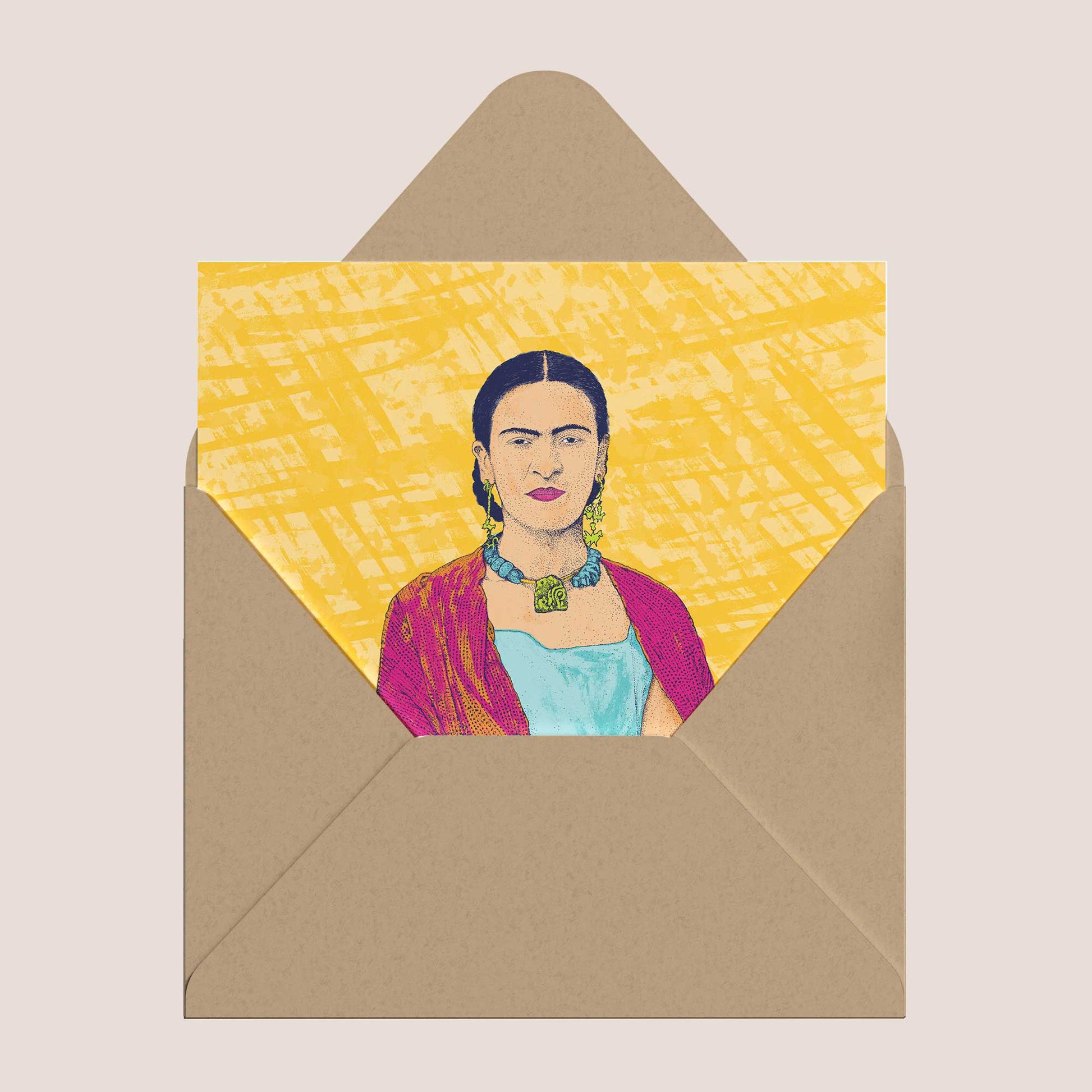Frida Kahlo - Greeting Card - Bejojoart