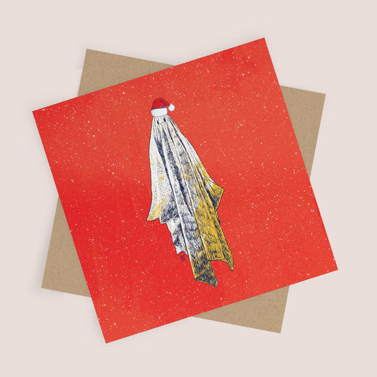 Ghost Christmas card - Bejojoart