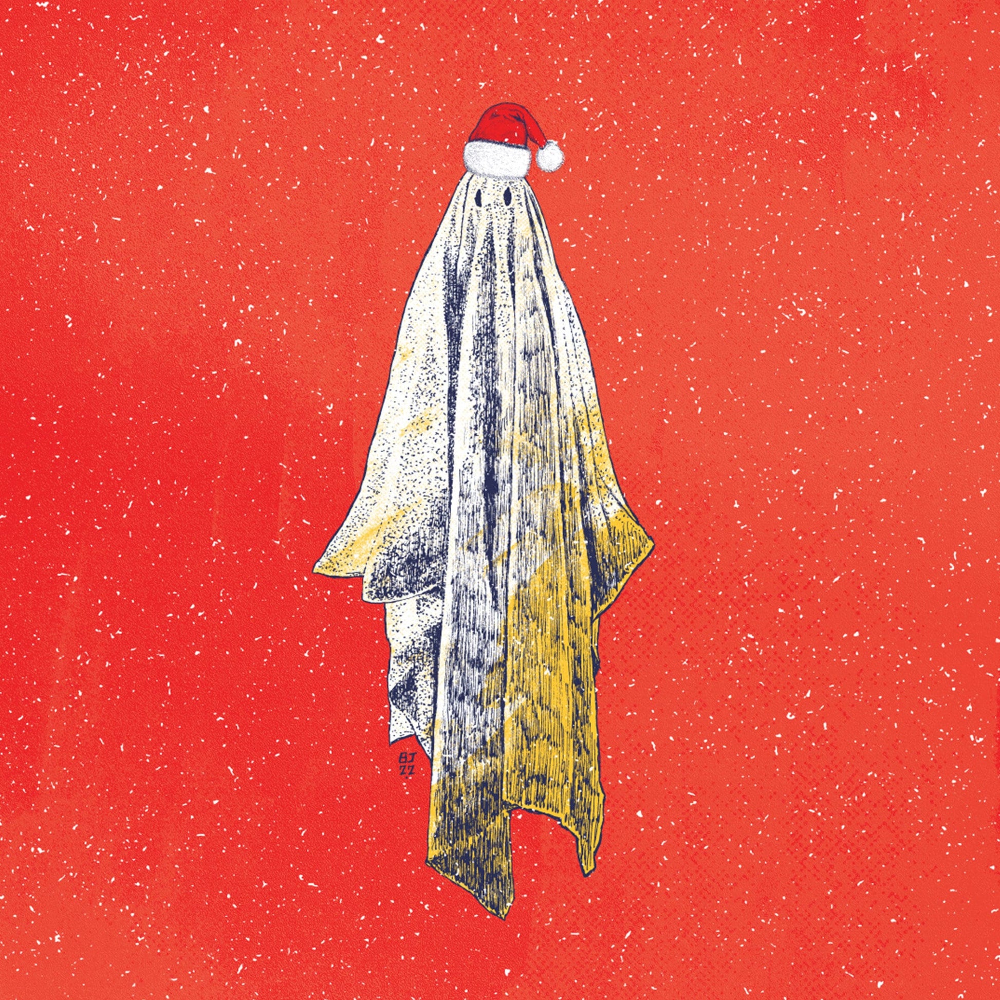Ghost Christmas card - Bejojoart