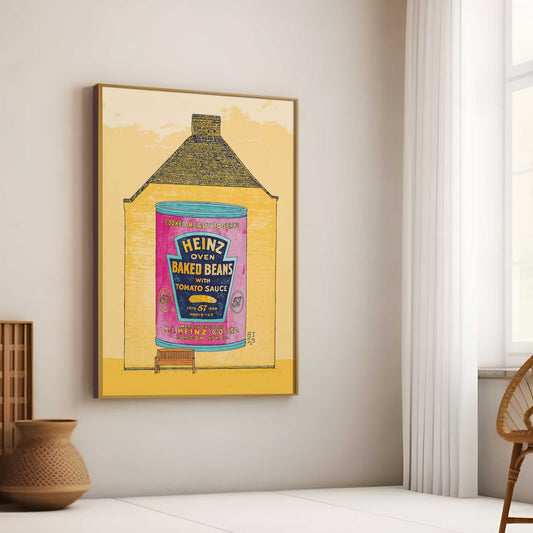Heinz Baked Beans Mural Art Print – Pop Art Wall Decor - Bejojoart