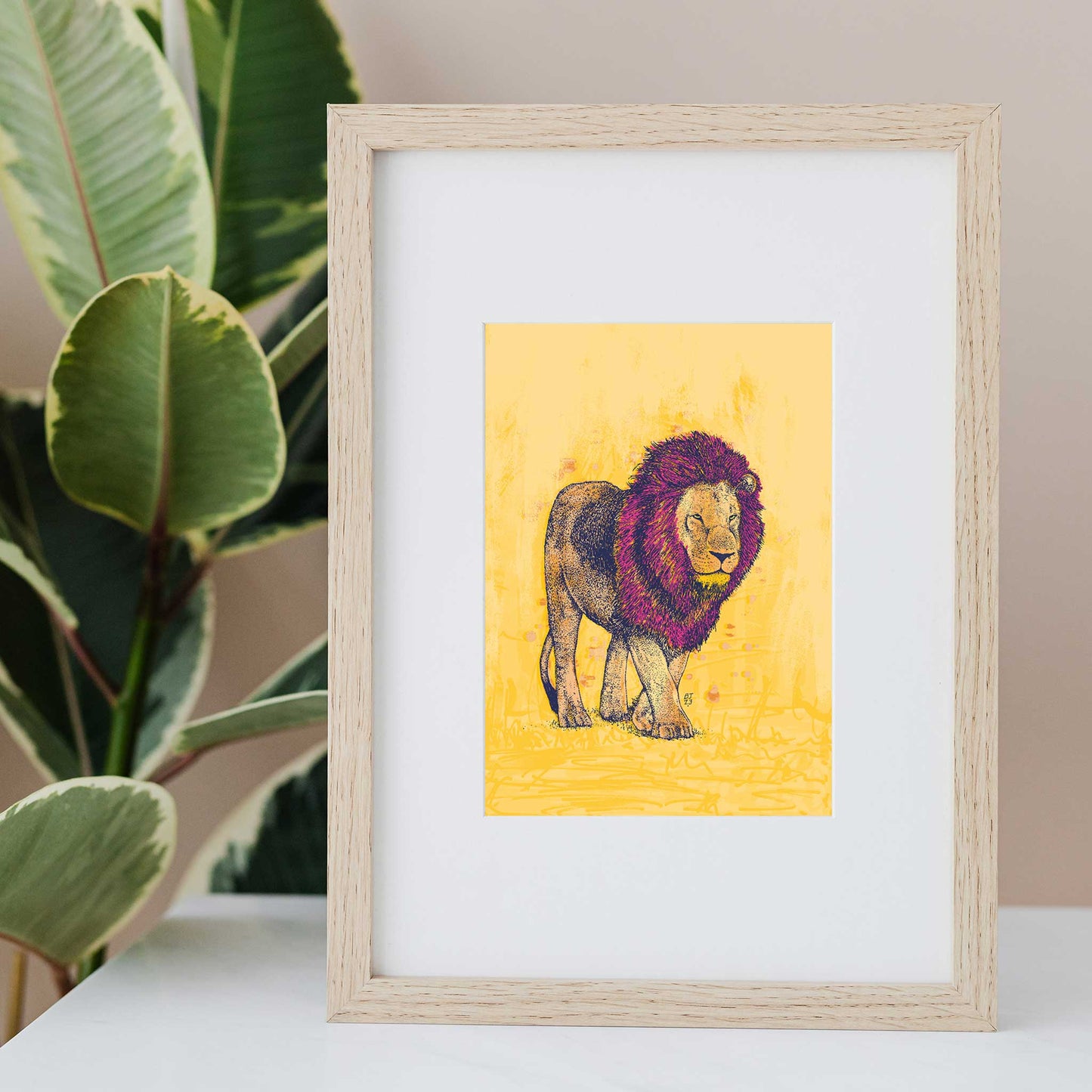 Lion (Yellow) - Test print