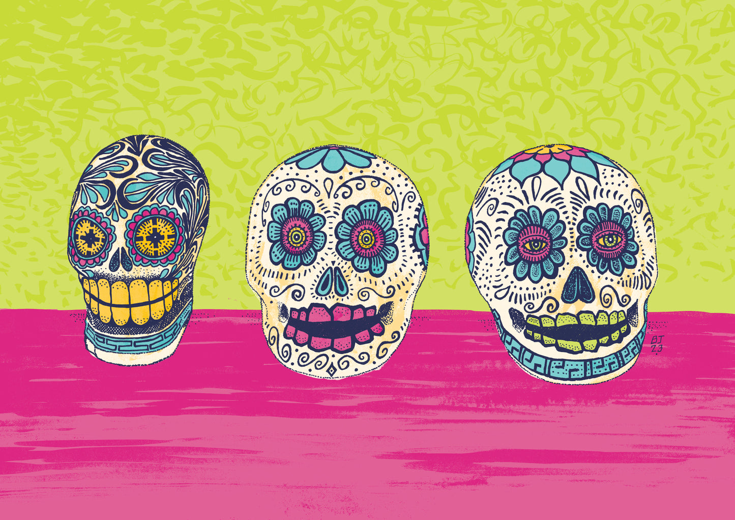 Sugar Skulls - Test print