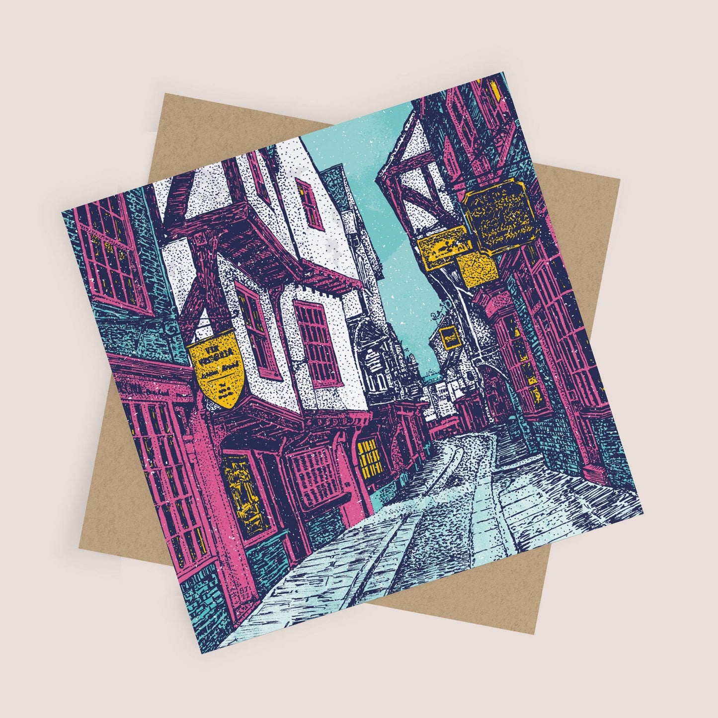 The shambles Christmas card - Bejojoart