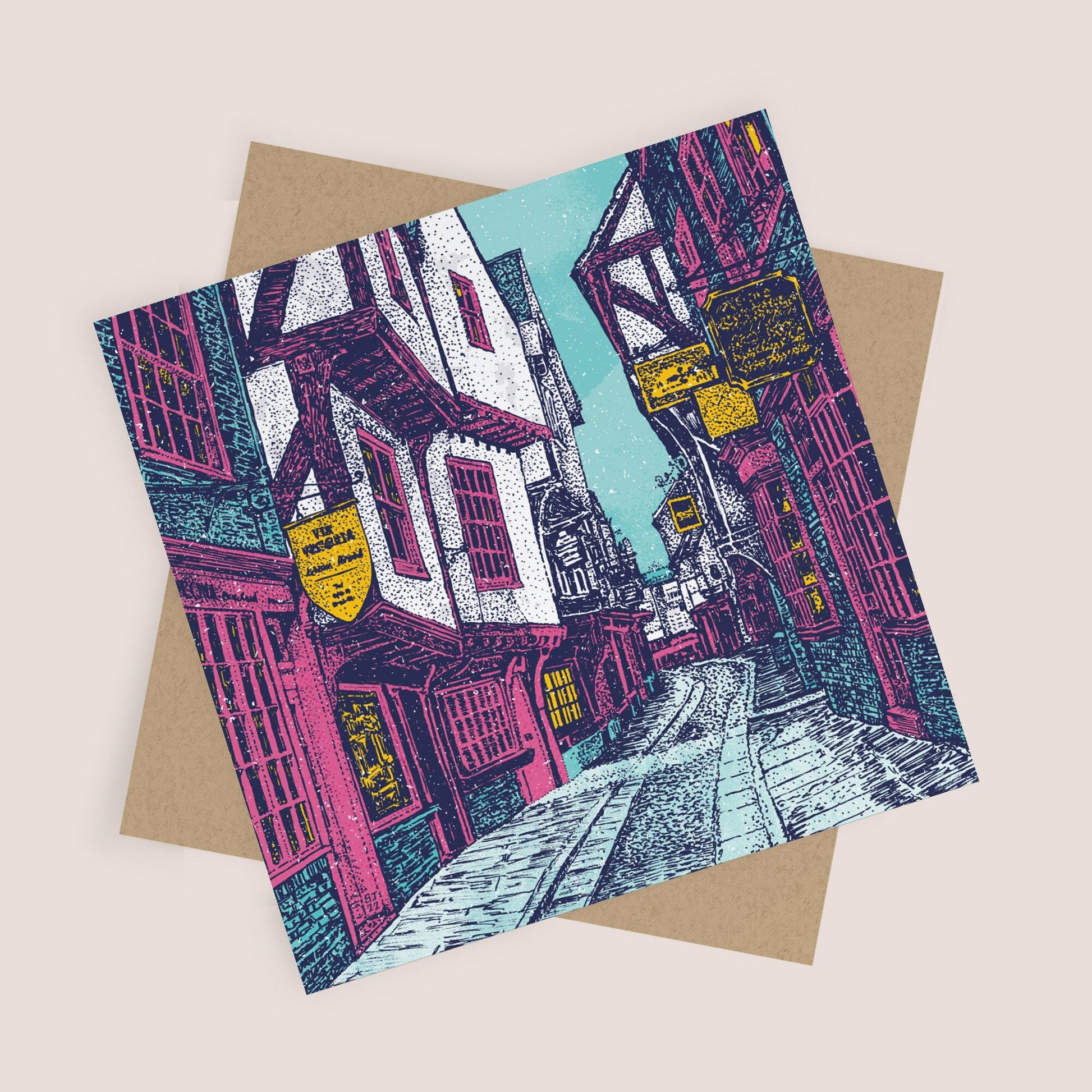 The shambles Christmas card - Bejojoart