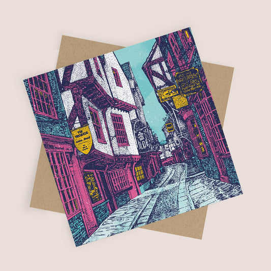 The shambles Christmas card - Bejojoart